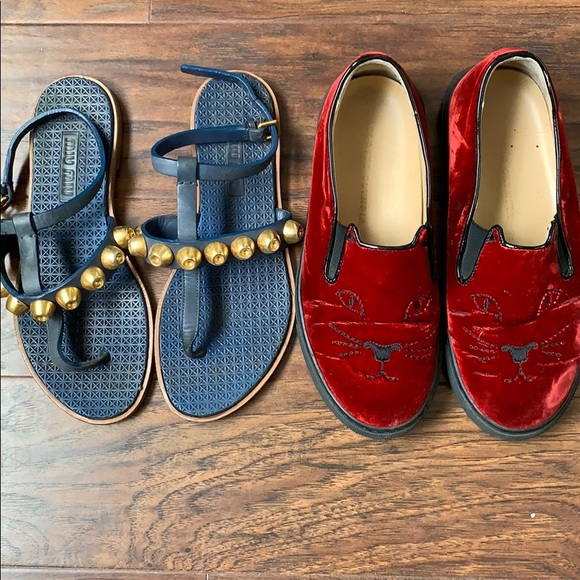 2 pair of shoes. Size 35. - Picture 1 of 5